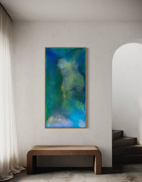 Deep Space | Framed Giclee Print on Canvas